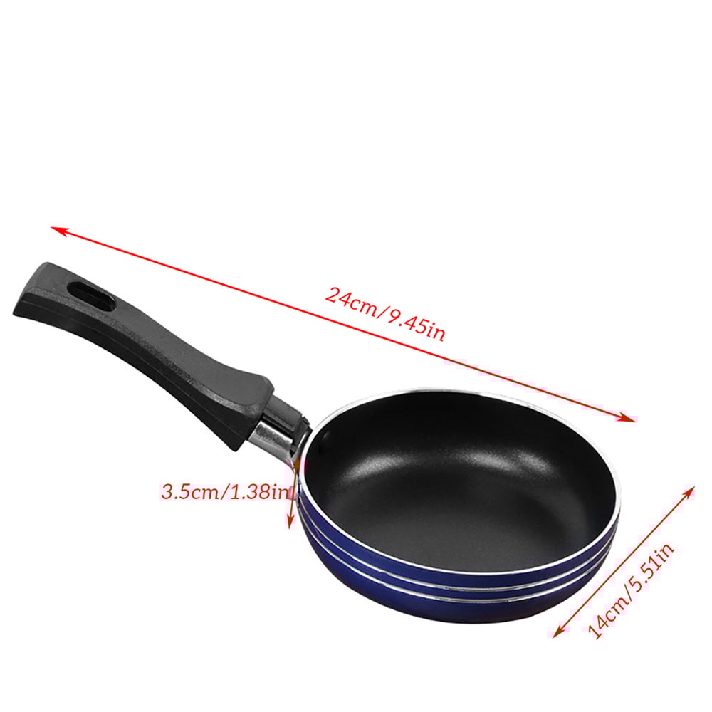 Mini Non Stick Frying Pan Compact Stainless Steel Cookware For Efficient Single Serving Meals 6