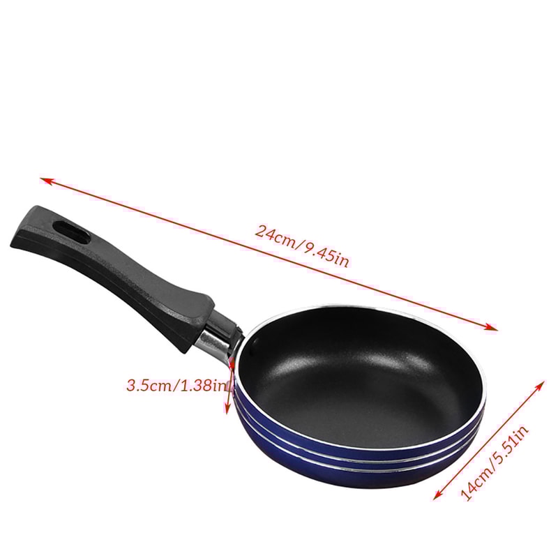 Mini Non Stick Frying Pan Compact Stainless Steel Cookware For Efficient Single Serving Meals 6