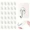 Transparent Wall Mount Hooks Strong Grip Traceless Easy Install Multifunctional For Modern Decor 1