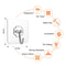 Transparent Wall Mount Hooks Strong Grip Traceless Easy Install Multifunctional For Modern Decor 3