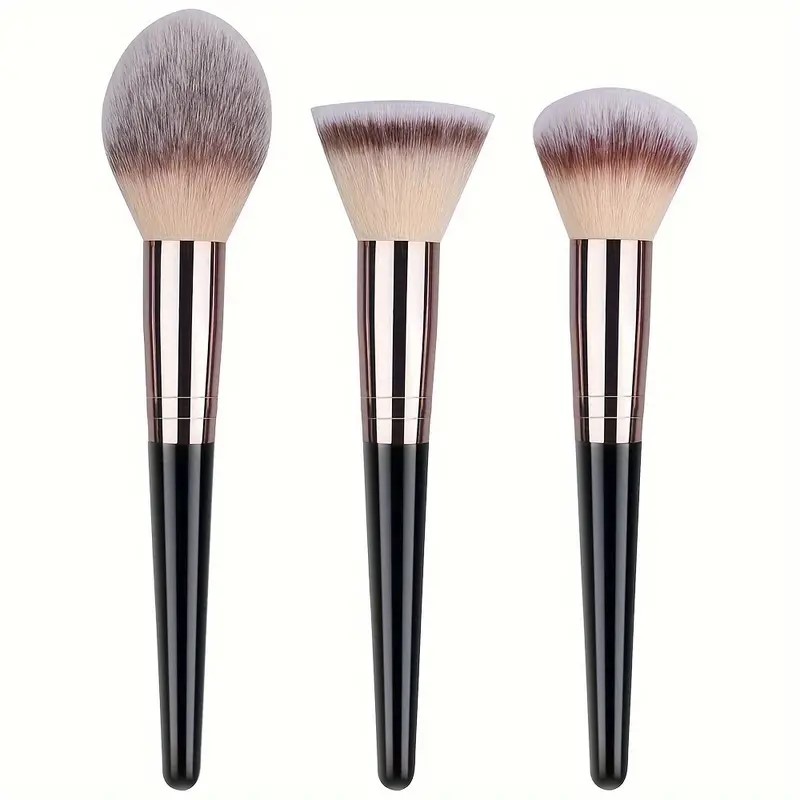 Soft Kabuki Makeup Brushes Set For Women Foundation Blending And Concealer Tools 8