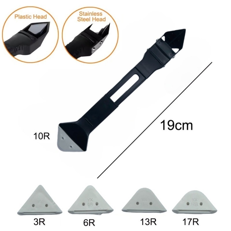 Silicone Scraper Sealant Remover Tool Set Caulking Finisher Grout Removal Kit For Smooth Flooring 2