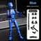 Movable Shapeshift Robot Mannequin Action Figure Multi Jointed Design For Kids Adults 6