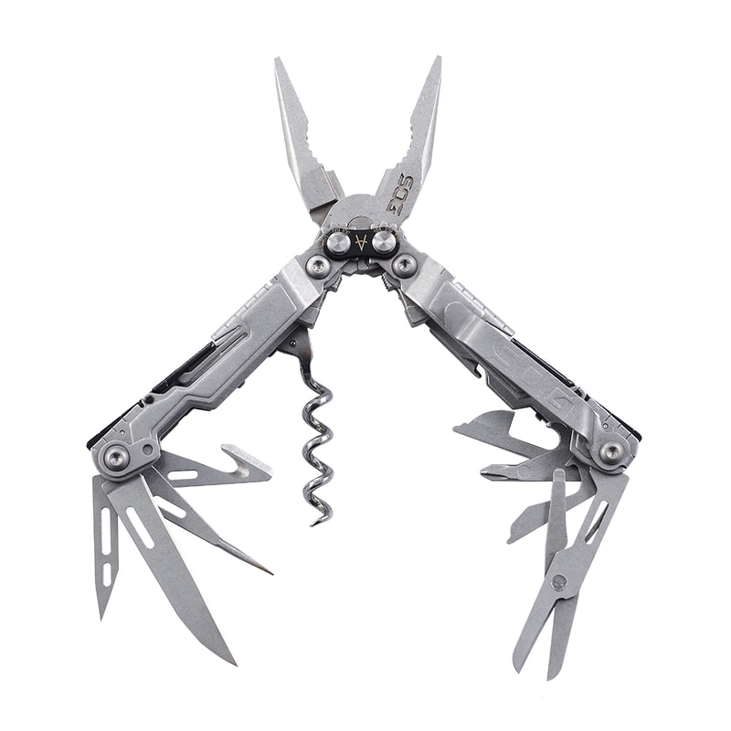 PowerLitre Folding Pliers Knife EDC Mini Multi Tools Portable Survival Pocket Scissors For Outdoor 3
