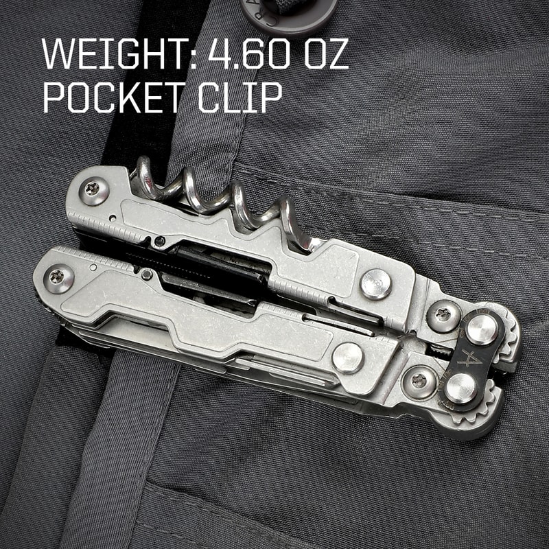PowerLitre Folding Pliers Knife EDC Mini Multi Tools Portable Survival Pocket Scissors For Outdoor 4