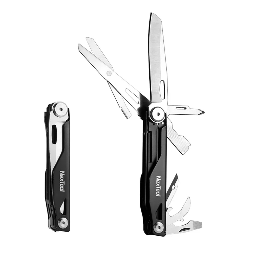 Multi Tool Folding Knife Survival Kit Outdoor EDC Pocket Knife With Scissors Screwdrivers And More 0