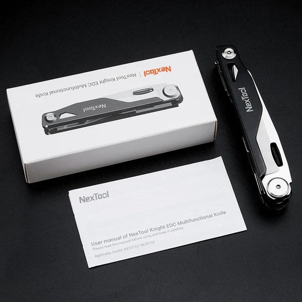 Multi Tool Folding Knife Survival Kit Outdoor EDC Pocket Knife With Scissors Screwdrivers And More 5