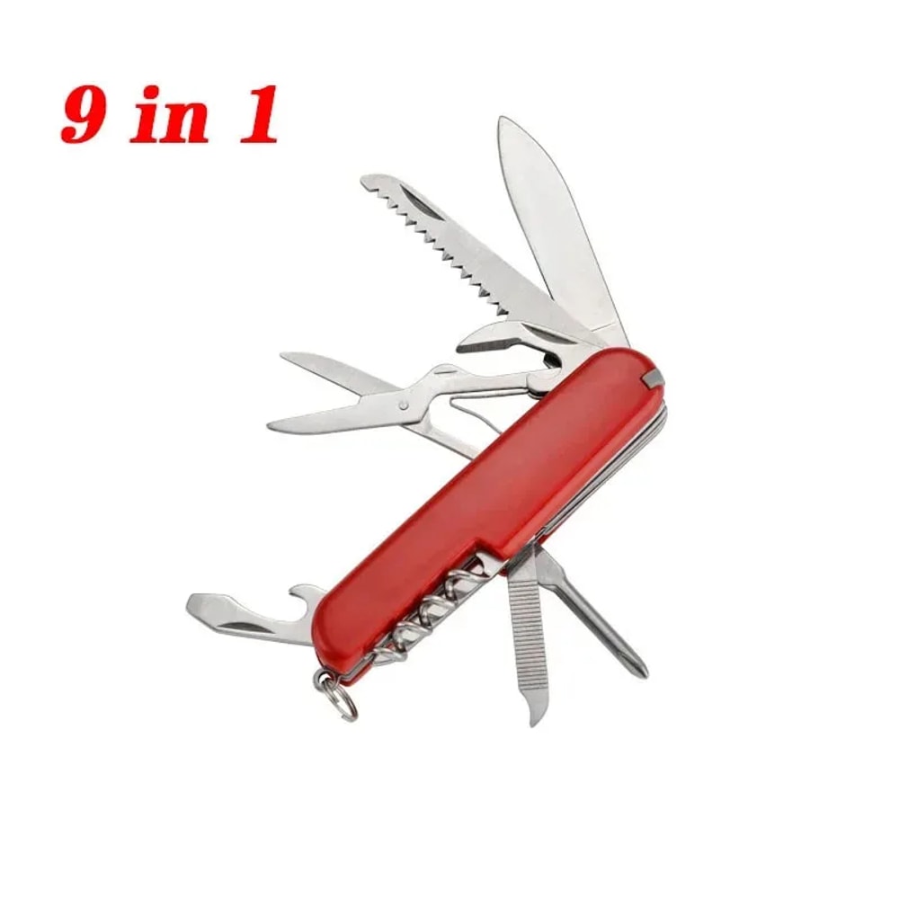 Multifunctional EDC Folding Knife Compact Outdoor Survival Tool For Camping Hiking 7