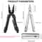 Folding Multitool Pliers Compact Stainless Steel Knife Bottle Opener And Outdoor Survival Tool For 3