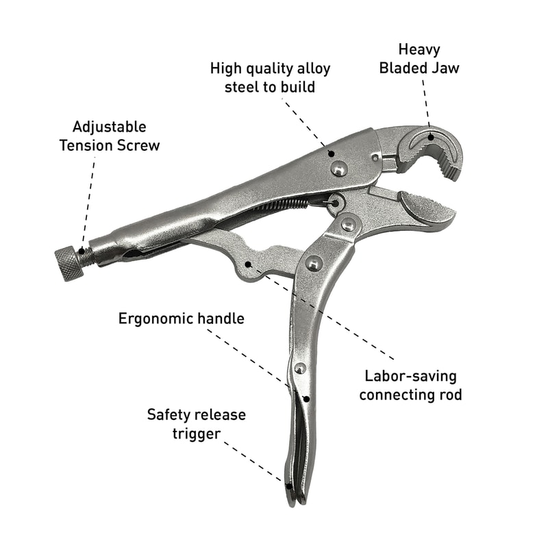 Professional Adjustable Parrot Nose Locking Pliers Durable Multitool For Handyman DIY Projects 1