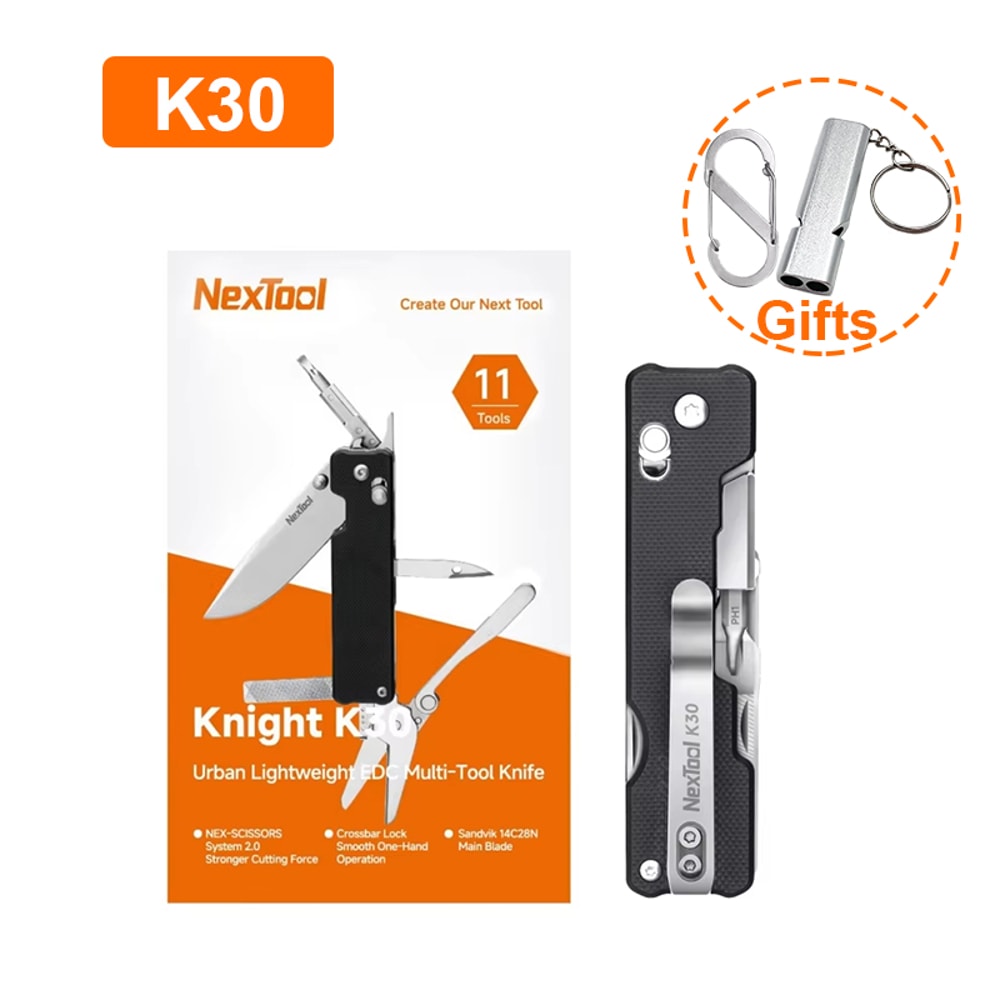 Compact Knight EDC Pocket Knife Multi Tool Survival Folding Scissors For Camping Outdoors 4
