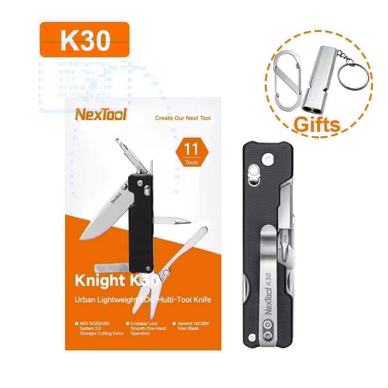 Compact Knight EDC Pocket Knife Multi Tool Survival Folding Scissors For Camping Outdoors 4