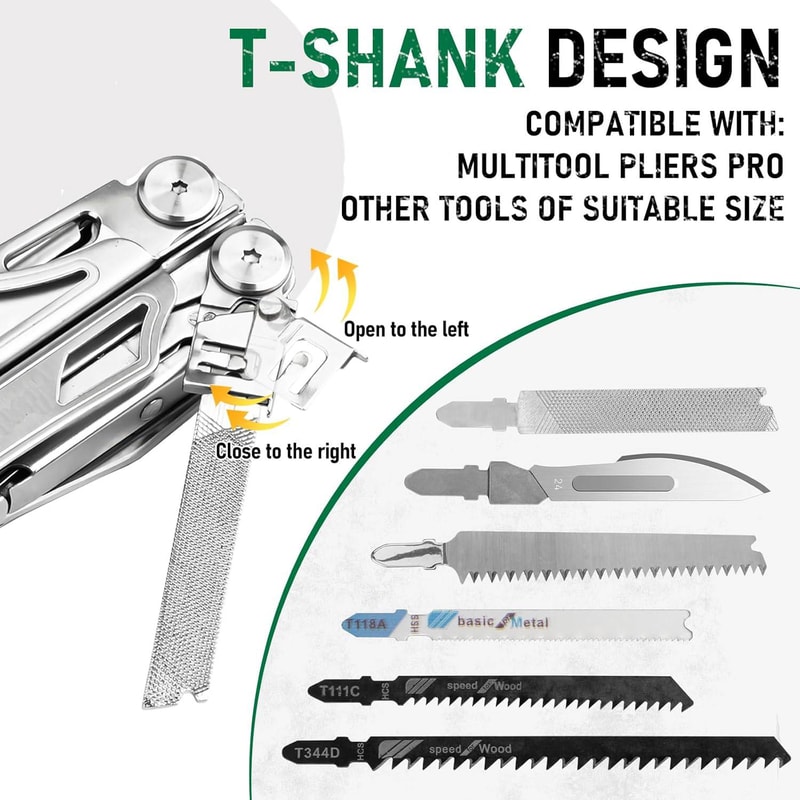 Multifunctional Folding Knife Scissor EDC Multi Tool For Survival DIY Tasks 6