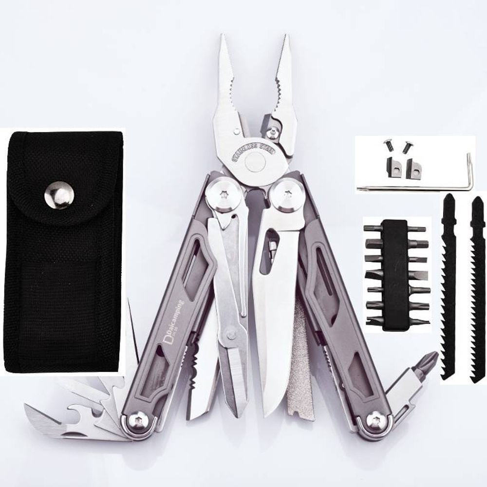 Multifunctional Folding Knife Scissor EDC Multi Tool For Survival DIY Tasks 5
