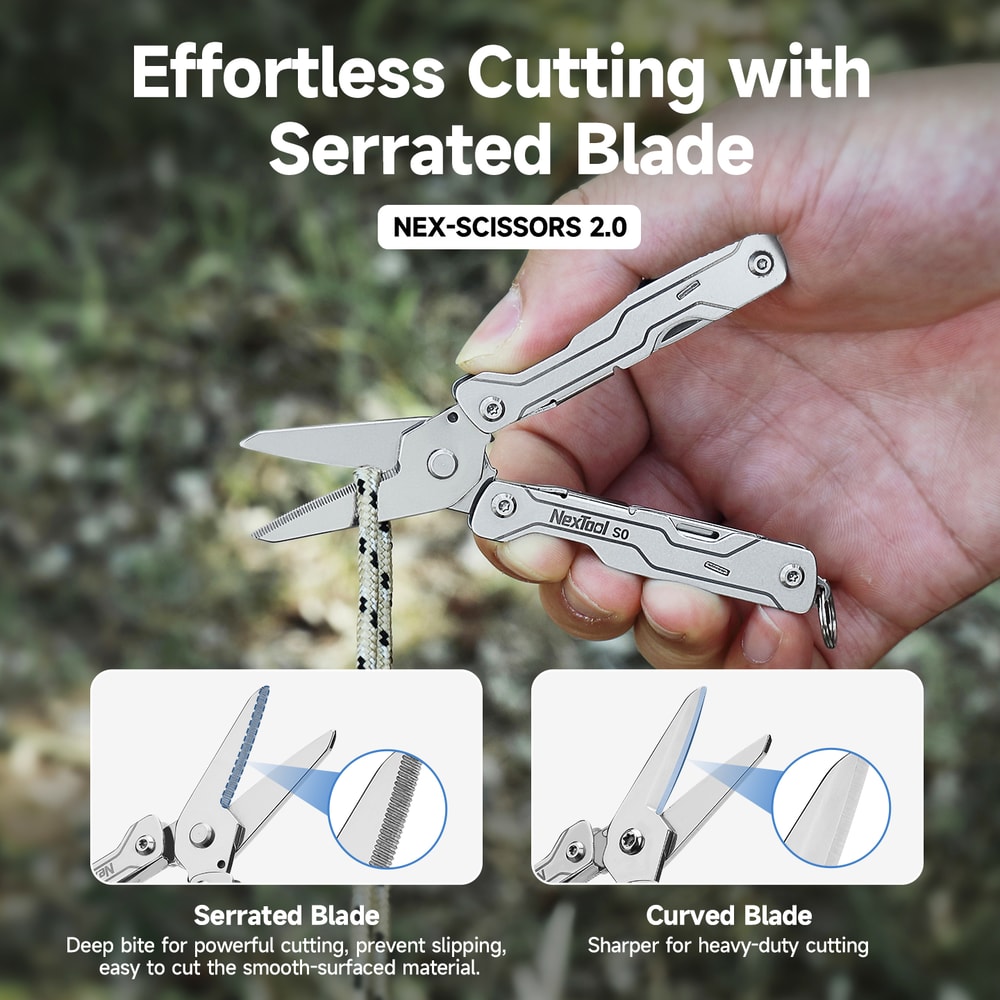 Mini Sailor Scissors S0 Portable Multi Tool Pocket EDC With Screwdrivers Scissors Bottle Opener And 2