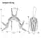 Mini Lightweight Folding Pliers Multifunctional Pocket Tool For Hiking Outdoor Keychain Use 2