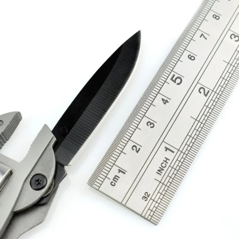 Multi Tool Survival Knife Set Adjustable Wrench Knife Pliers Wire Cutter For Emergency And Outdoor 6