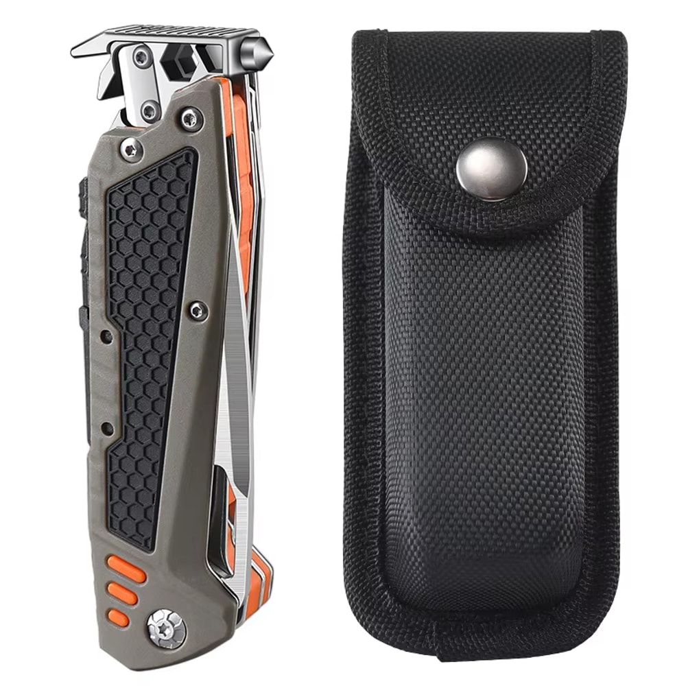 Multifunctional Folding Knife Portable EDC Tool For Outdoor Camping Emergency Use 0