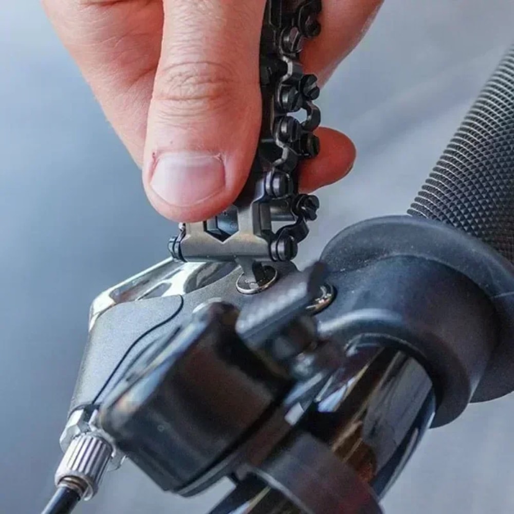 Multifunctional Stainless Steel Tool Bracelet Wearable Bike Multitool For Outdoor Adventures 7