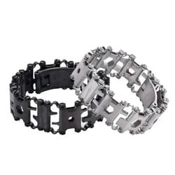 multifunctional stainless steel tool bracelet wearable bike multitool for outdoor adventures
