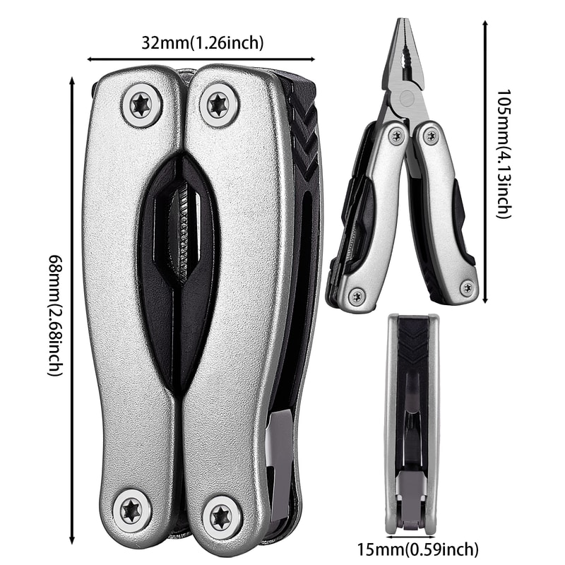 Portable Pocket Multitool Pliers Multifunctional Camping Tool With Knife Screwdriver More 3
