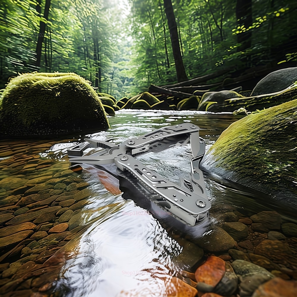 Multi Tool Pocket Knife Pliers Compact Survival Tool For Camping Hiking Emergency Situations Foldi 3