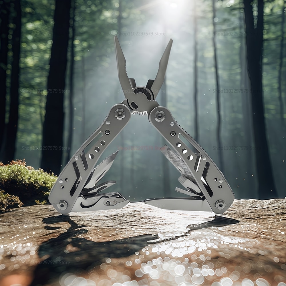 Multi Tool Pocket Knife Pliers Compact Survival Tool For Camping Hiking Emergency Situations Foldi 5
