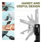 All In One Outdoor Multitool Kit Portable EDC Camping Gear With Folding Pocket Knife Scissors 7