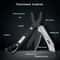 Mini Multitool Survival Knife Pocket EDC Tool With Pliers Saw And Wire Stripper 4