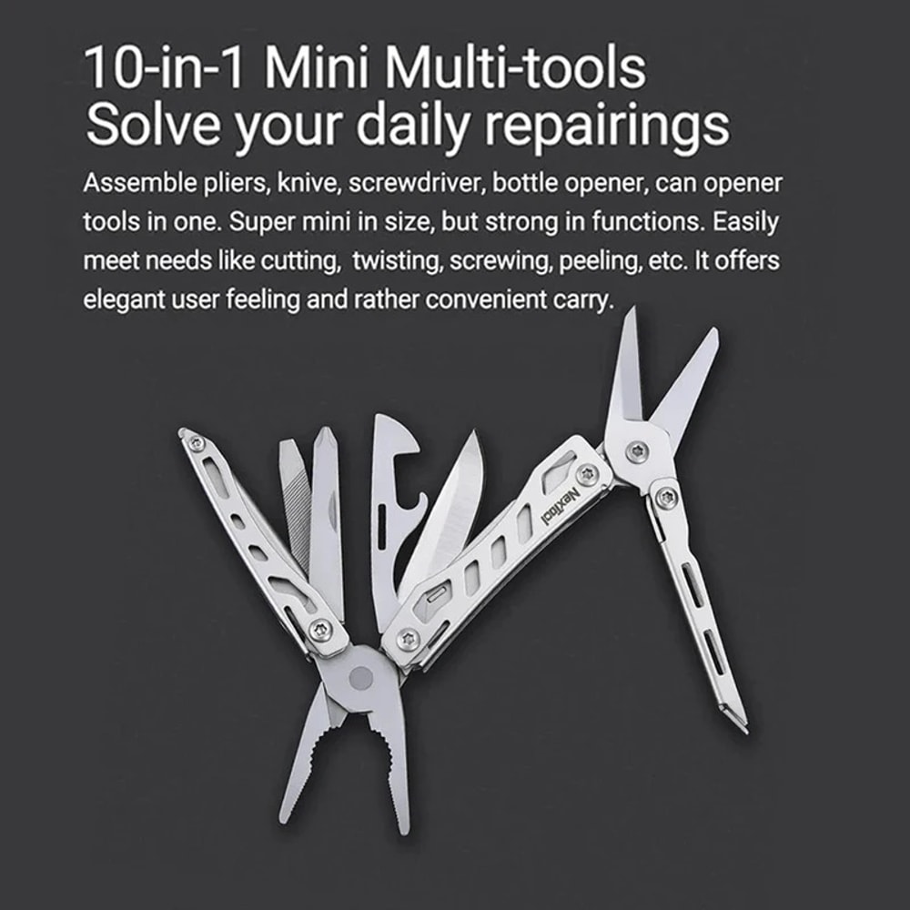 Compact EDC Multi Tool Pliers With Scissors And Screwdriver 3