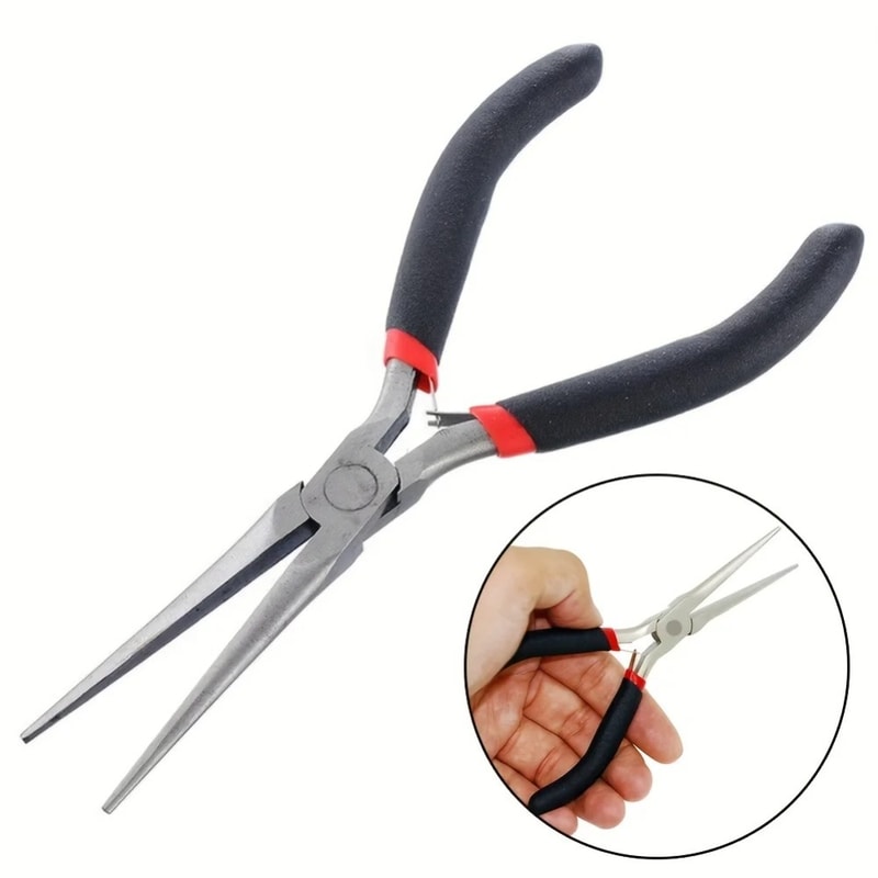 Precision Mini Jewelry Pliers Set Mini Long Nose Round Nose Wire Bending Tool For DIY Craft Repai 2