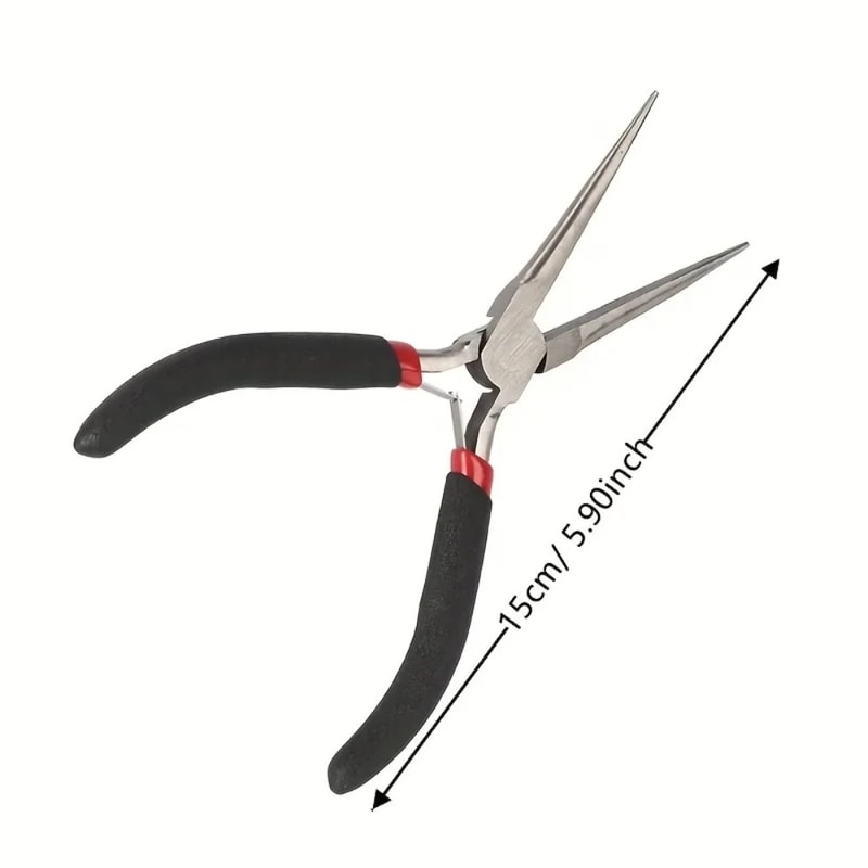 Precision Mini Jewelry Pliers Set Mini Long Nose Round Nose Wire Bending Tool For DIY Craft Repai 3