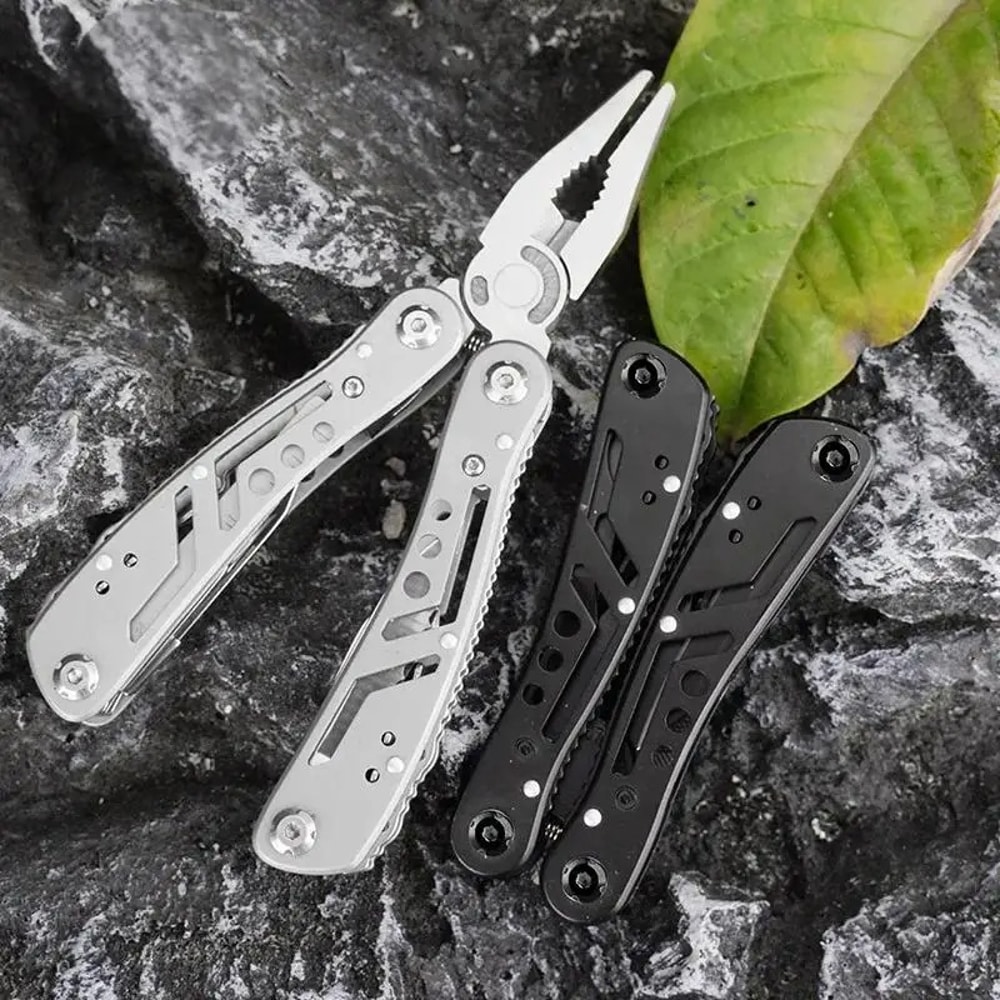 All In One Outdoor Folding Multi Tool Pliers Kit Camping Survival Everyday Utility 1