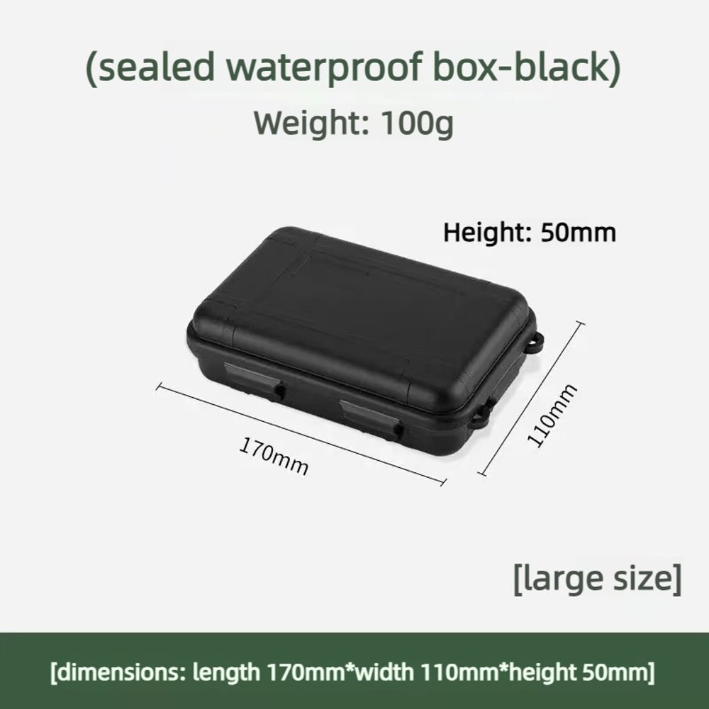 Portable EDC Survival Storage Box Waterproof Shockproof Outdoor Case For Camping 3