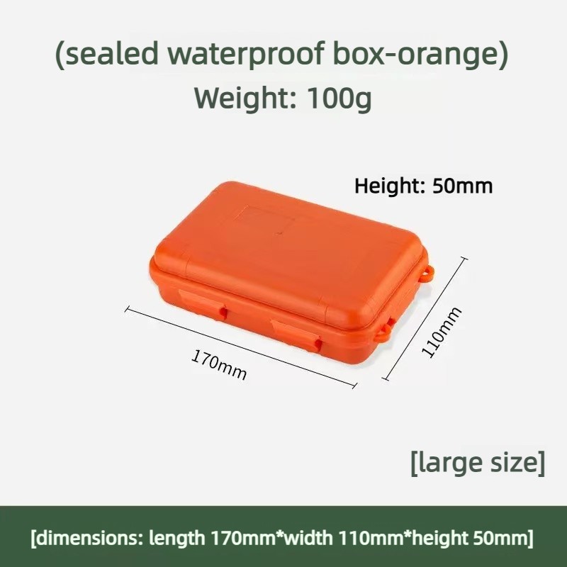 Portable EDC Survival Storage Box Waterproof Shockproof Outdoor Case For Camping 5