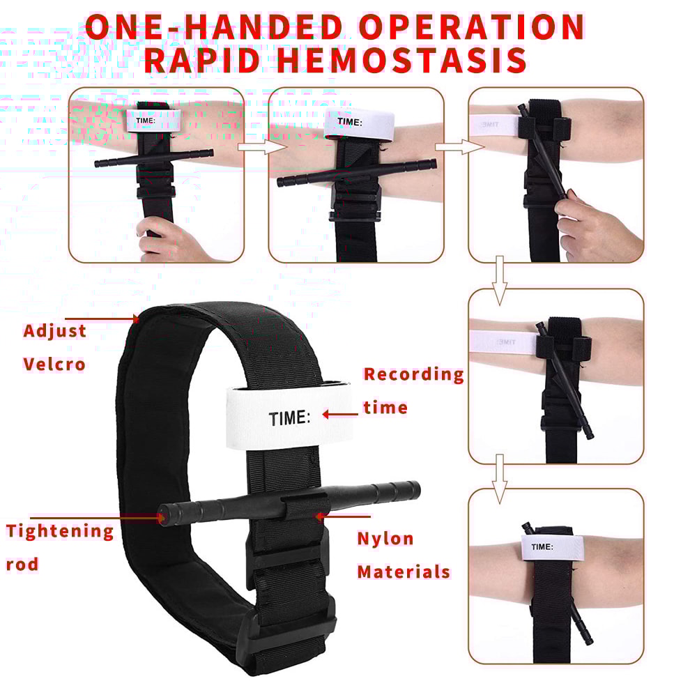 Tourniquet Storage Box Bag MOLLE Medical Package For Outdoor Emergencies 4