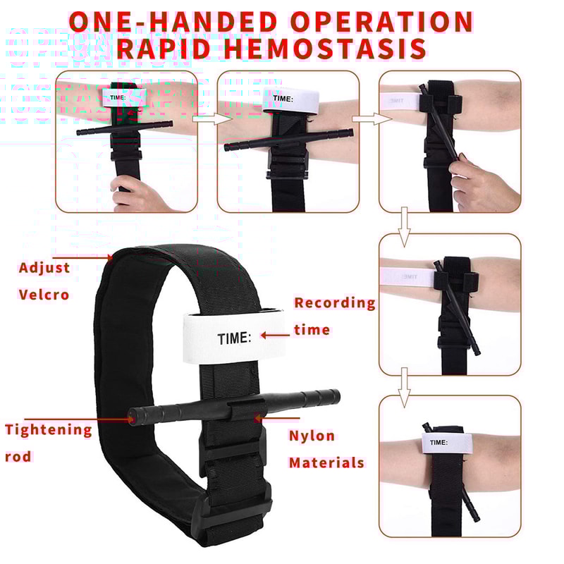 Tourniquet Storage Box Bag MOLLE Medical Package For Outdoor Emergencies 4