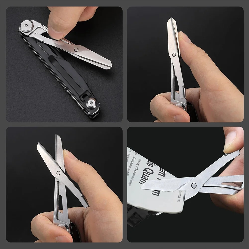 Multitool Mini Folding Pocket Knife Compact EDC Survival Tool With Functions For Outdoor Camping E 4