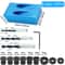 Pocket Hole Jig Kit For Woodworking Hole Drilling Guide Locator With Drill Bit Set 7