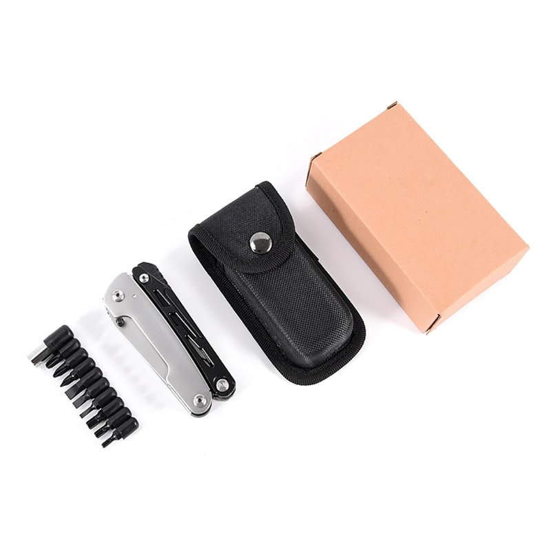 Multifunctional Camping Multitool Folding Pliers, Knife, Scissors, and Saw for Outdoor Adventures