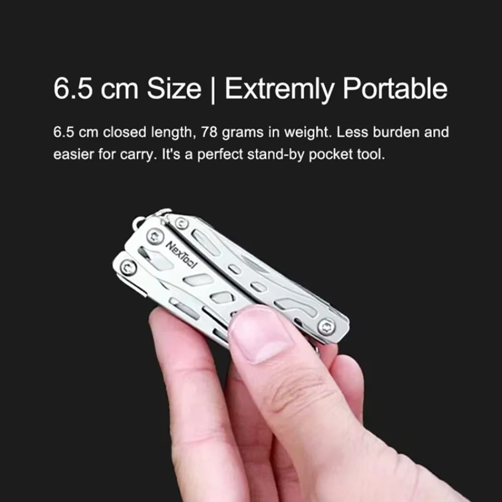 Mini Multi Functional EDC Tool With Scissors Screwdriver Pliers Bottle Opener Compact Folding Tool 3