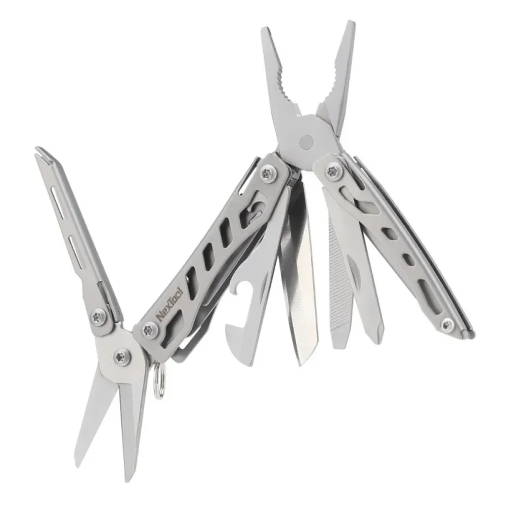 Mini Multi Functional EDC Tool With Scissors Screwdriver Pliers Bottle Opener Compact Folding Tool 9