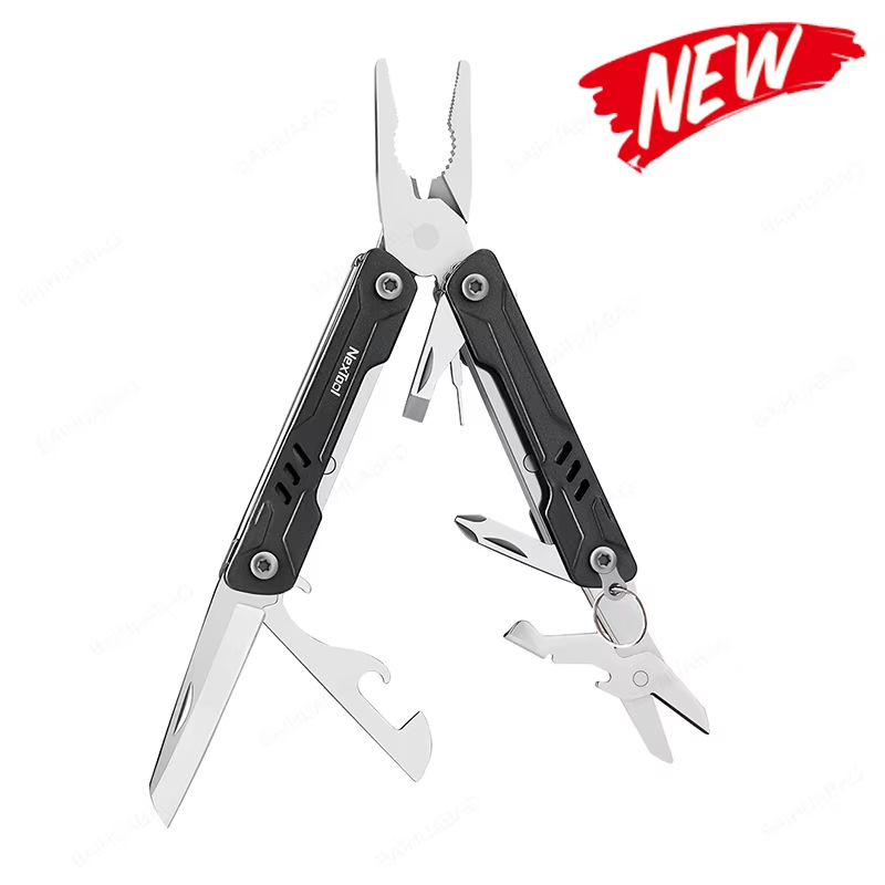 Mini Sailor Pliers Multi Tool Pocket Knife Folding Tool With Scissors Screwdrivers And Wire Cutters 4