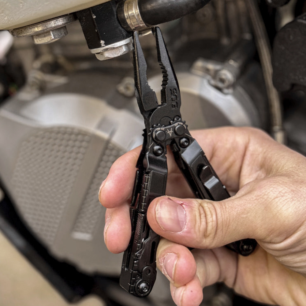 Compact Tactical Multi Tool With Folding Pliers Knife EDC Outdoor Gear 4