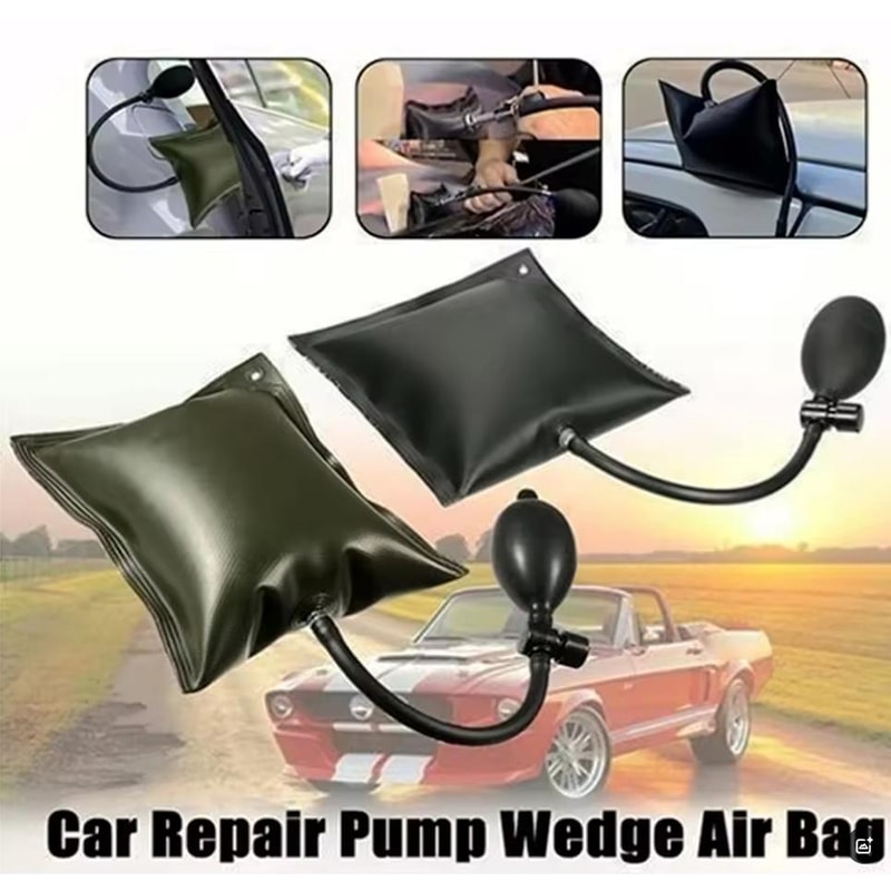 Adjustable Air Pump Wedge For Car Door Repair Emergency Unlock Quick Positioning Tool 3