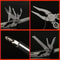 Folding Knife Plier Multitools EDC Camping Multifunctional Screwdriver Bits Mini Scissors Stainless 4