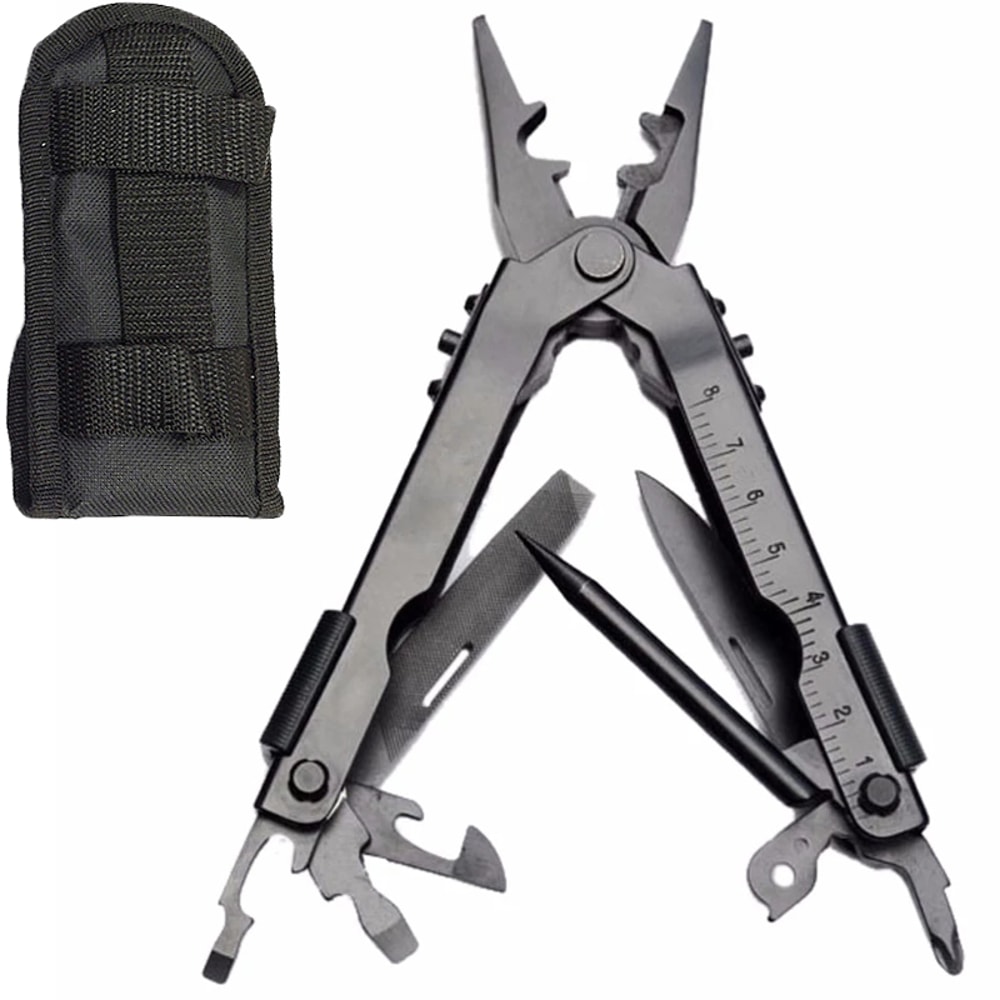 Portable Multi Tool Wire Stripper Folding Pliers Stainless Steel Outdoor Camping Essential Folding 3
