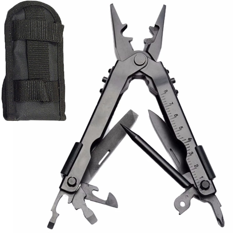 Portable Multi Tool Wire Stripper Folding Pliers Stainless Steel Outdoor Camping Essential Folding 3