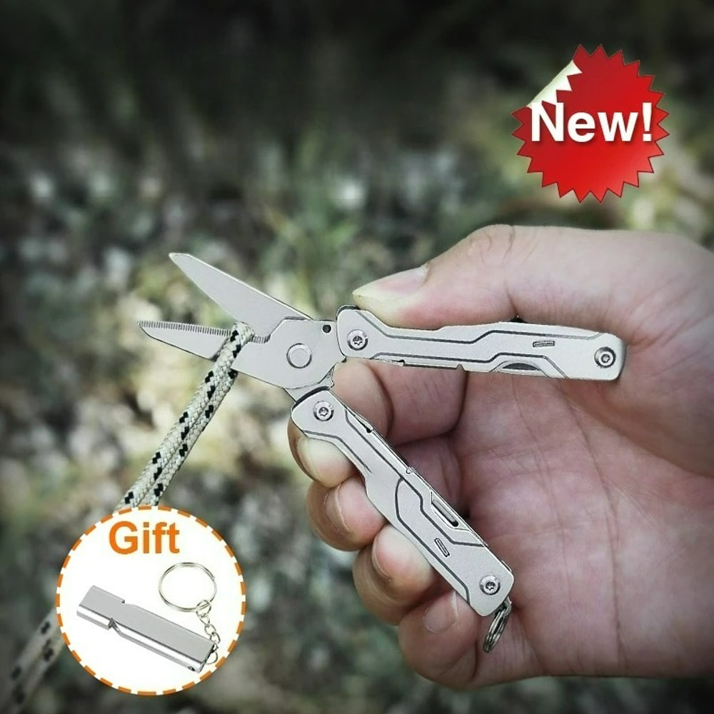 Mini Multitool Keychain Sailor Scissors Screwdriver Folding Pocket Tool For EDC Travel 3