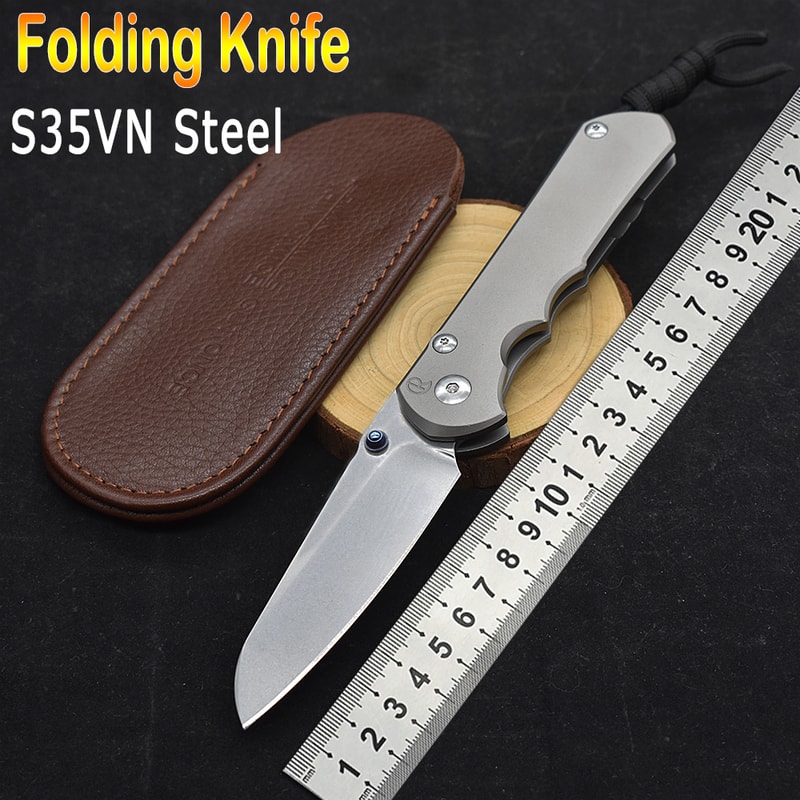 Blade Ball Bearing Titanium Alloy Survival Knife High Hardness Sharp EDC For Outdoor Camping 5